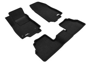 Buick Encore Floor Mats - Front and Rear - 3D MAXpider - Elegant Series - Black - `13-`22 Buick Encore Floor Mats - Front and Rear - 3D MAXpider - Elegant Series - Black - `13-`22